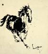 Galloping horse, 1972